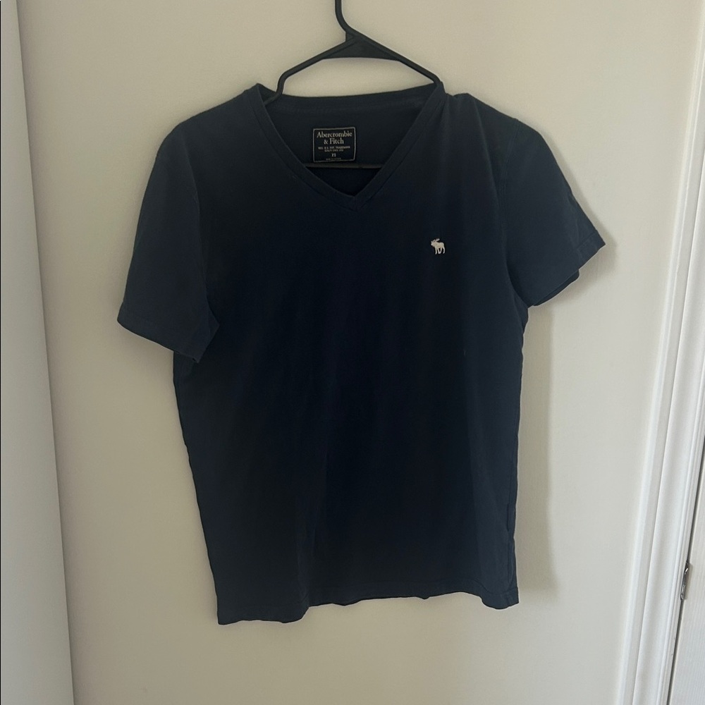 Women’s Navy Blue V-Neck T-Shirt